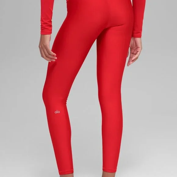 Alo Yoga 7/8 High-Waist Airlift Legging Bright Red